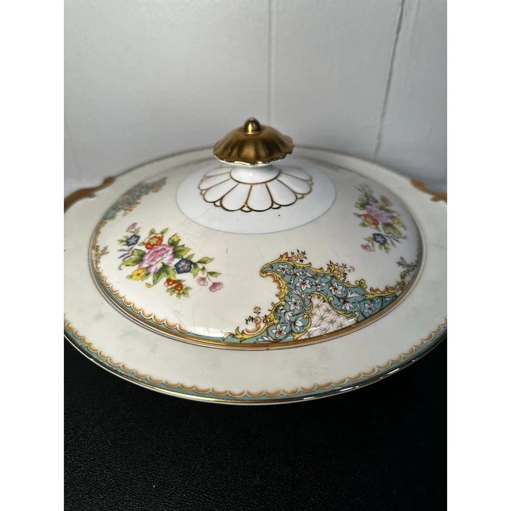 Vintage Noritake‎ Covered Vegetable Serving Bowl Tureen Dish